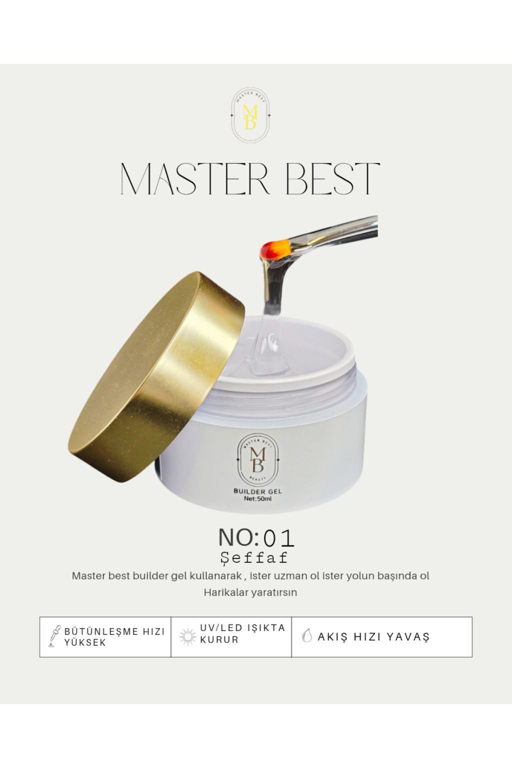 Masterbest builder gel B01 50ml