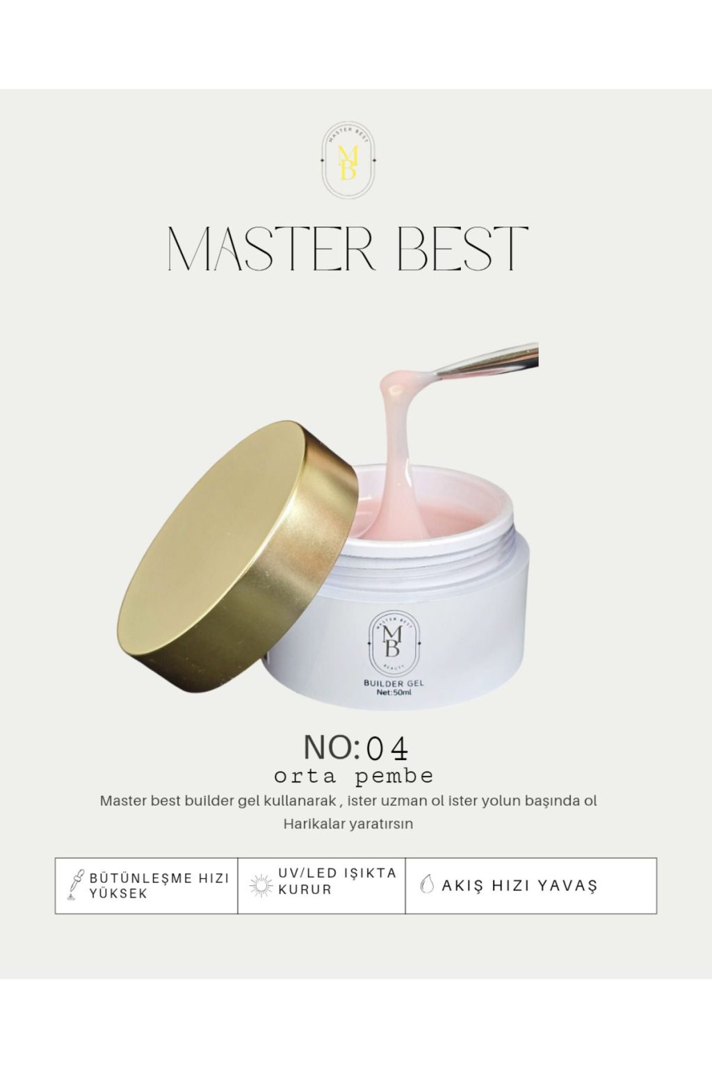 Masterbest builder gel B04 50ml