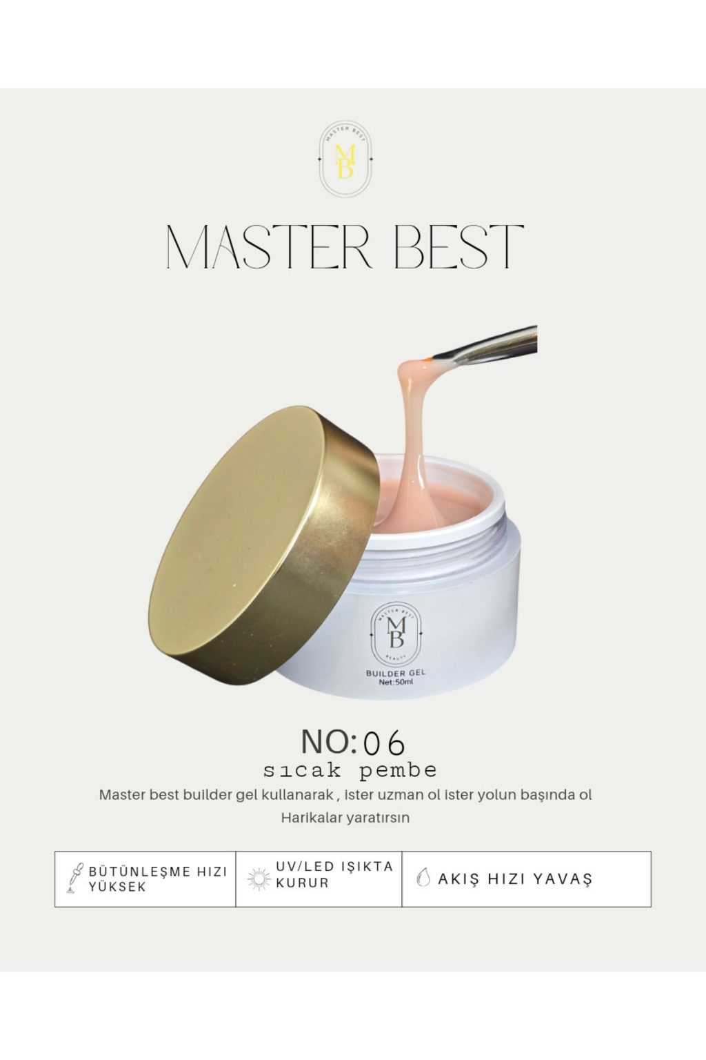 Masterbest builder gel B06 50ml