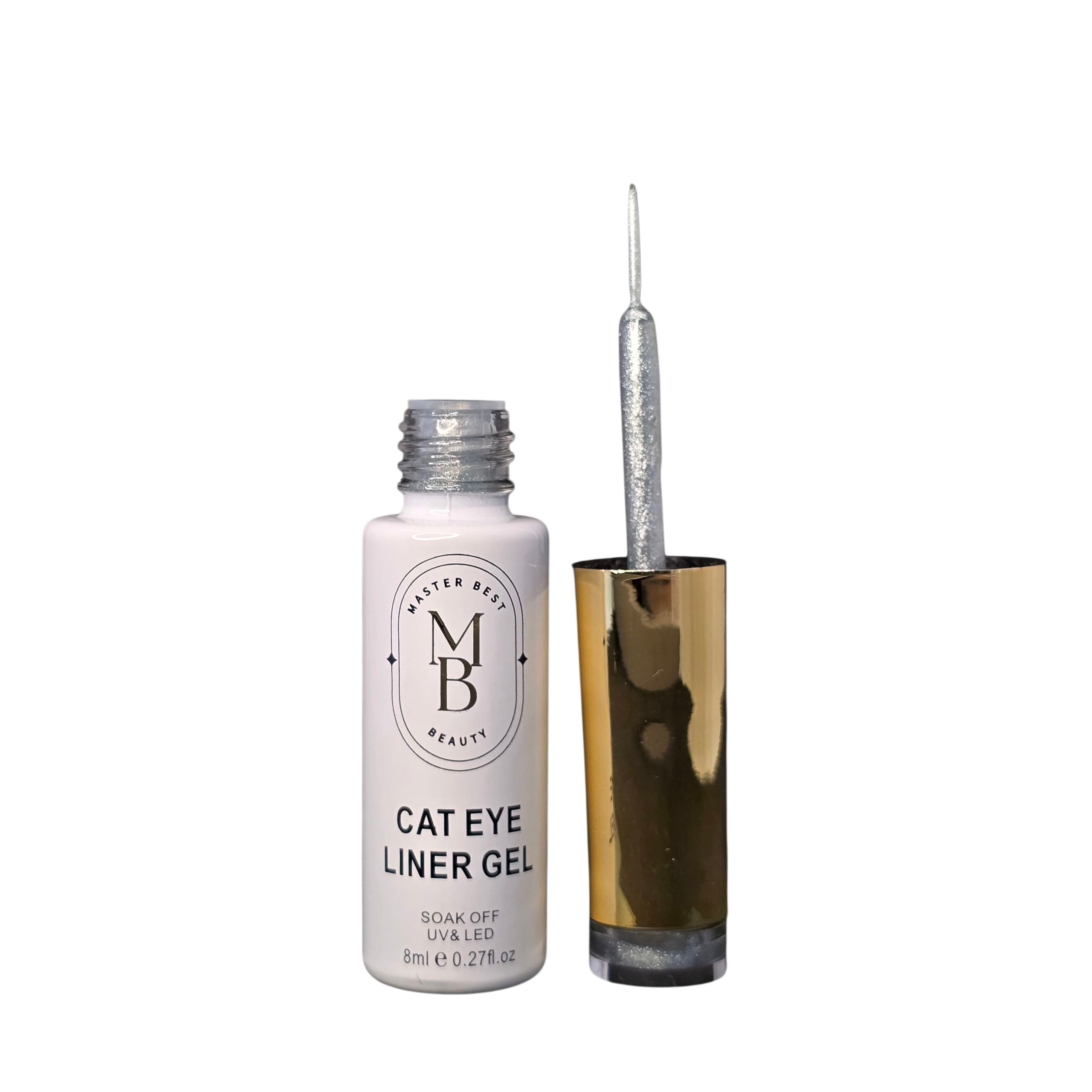 Masterbest şeffaf gümüş cat eye liner gel CE01 8ml