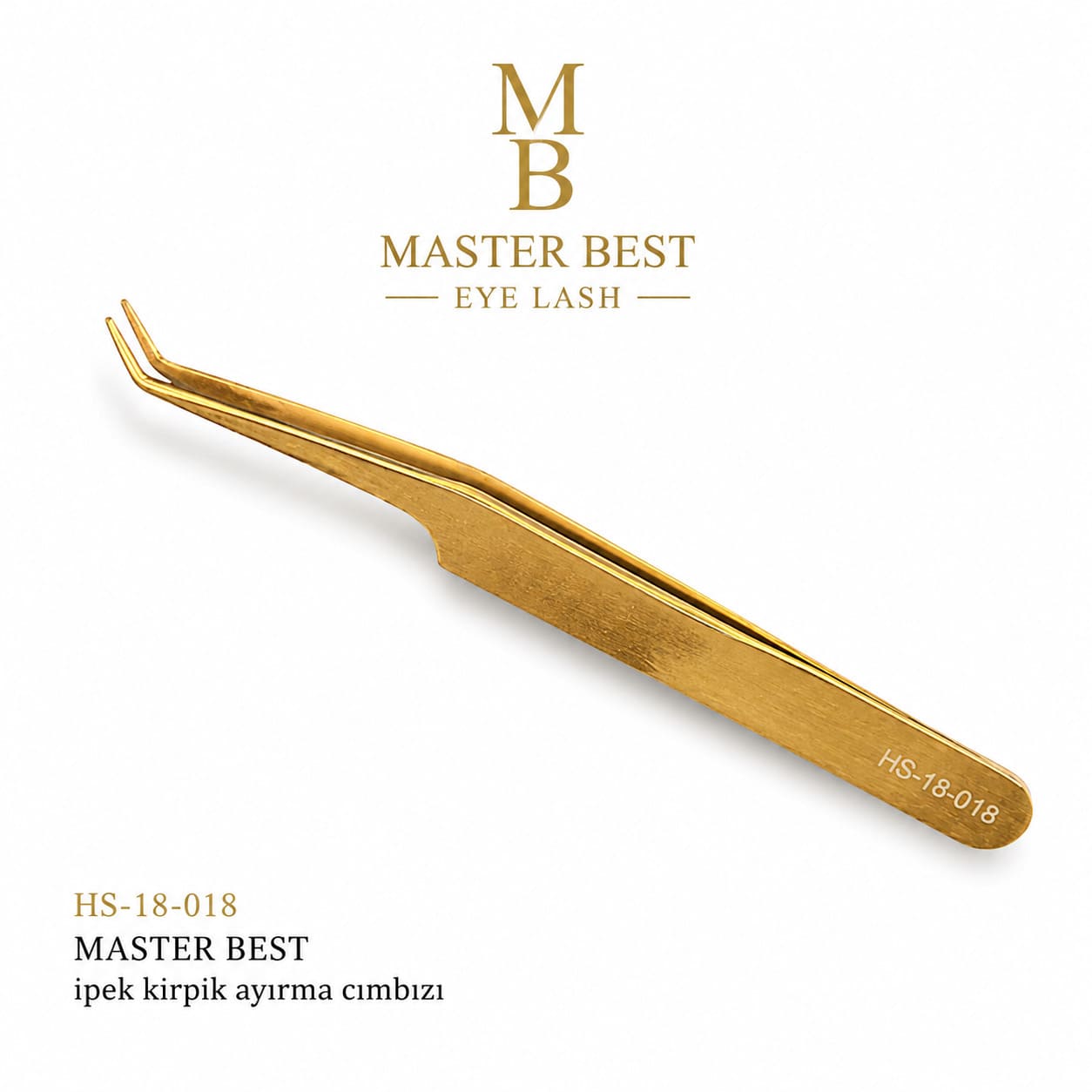 Masterbest HS-18-018 i̇pek kirpik ayırma cımbızı profesyonel kirpik aracı