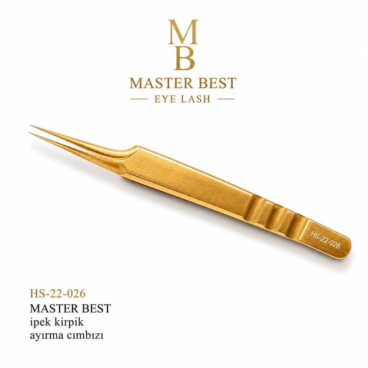 Masterbest HS-22-026 i̇pek kirpik ayırma cımbızı profesyonel kirpik aracı