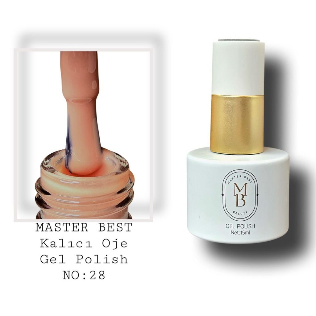 Masterbest kalıcı oje 15ml 028 şeftali şişe