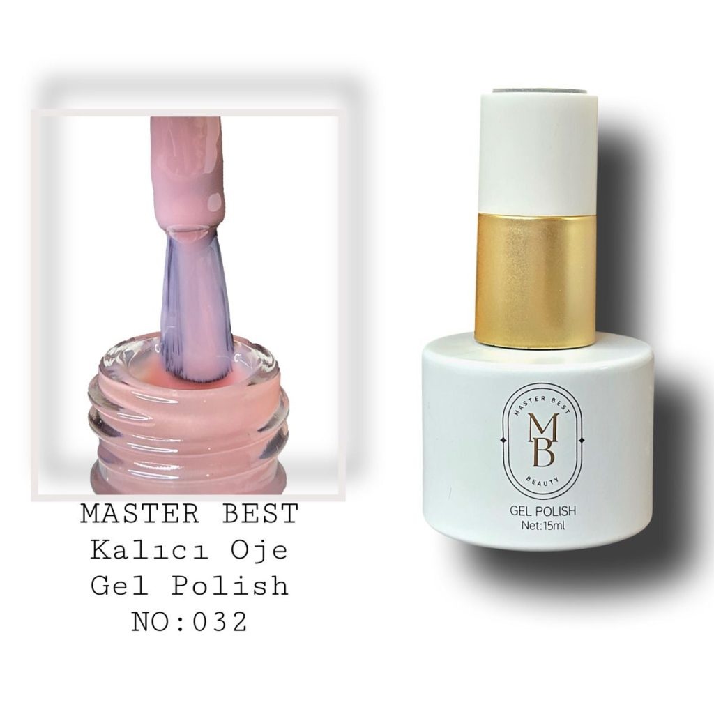 Masterbest kalıcı oje 15ml 032 orta pembe şişe