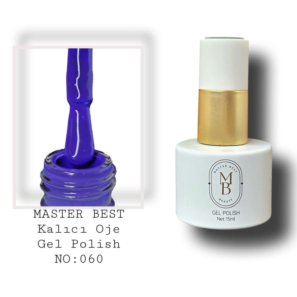 Masterbest kalıcı oje 15ml 060 koyu indigo şişe