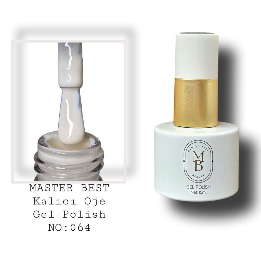 Masterbest kalıcı oje 15ml 064 sıcak fildişi şişe