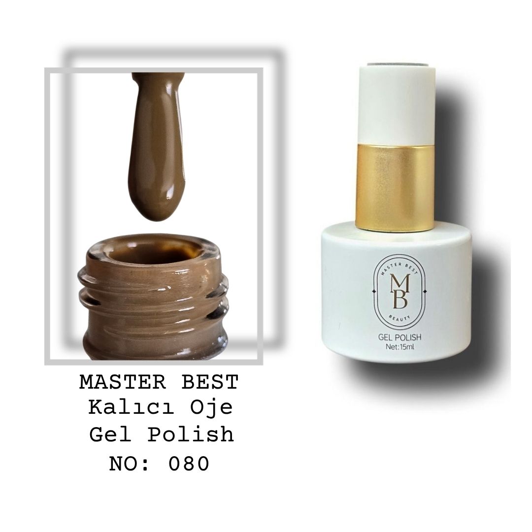 Masterbest kalıcı oje 15ml 080 koyu orman yeşili şişe