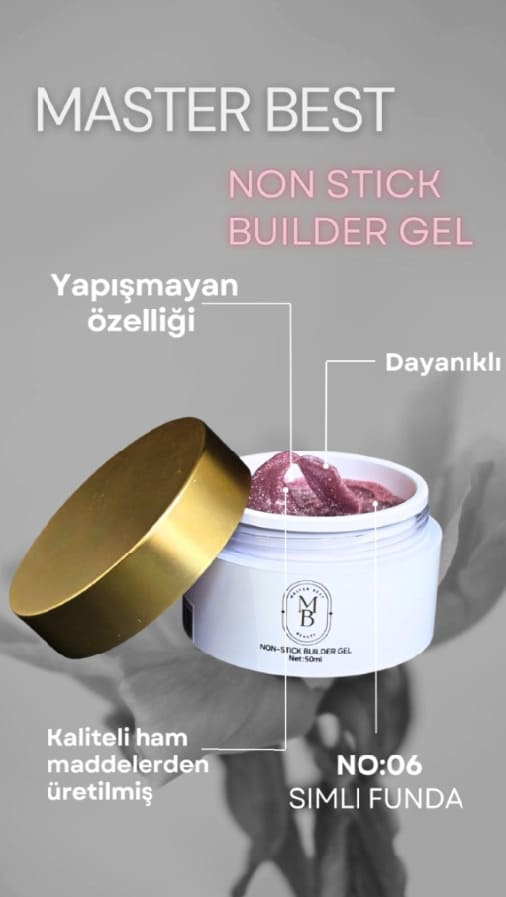 Masterbest non stick builder gel NB06 50ml