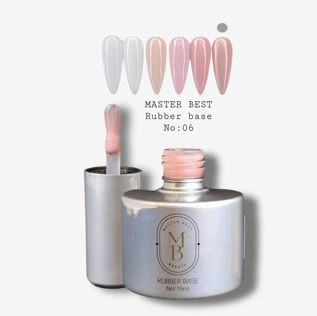 Masterbest gül kurusu rubber base r06 15ml
