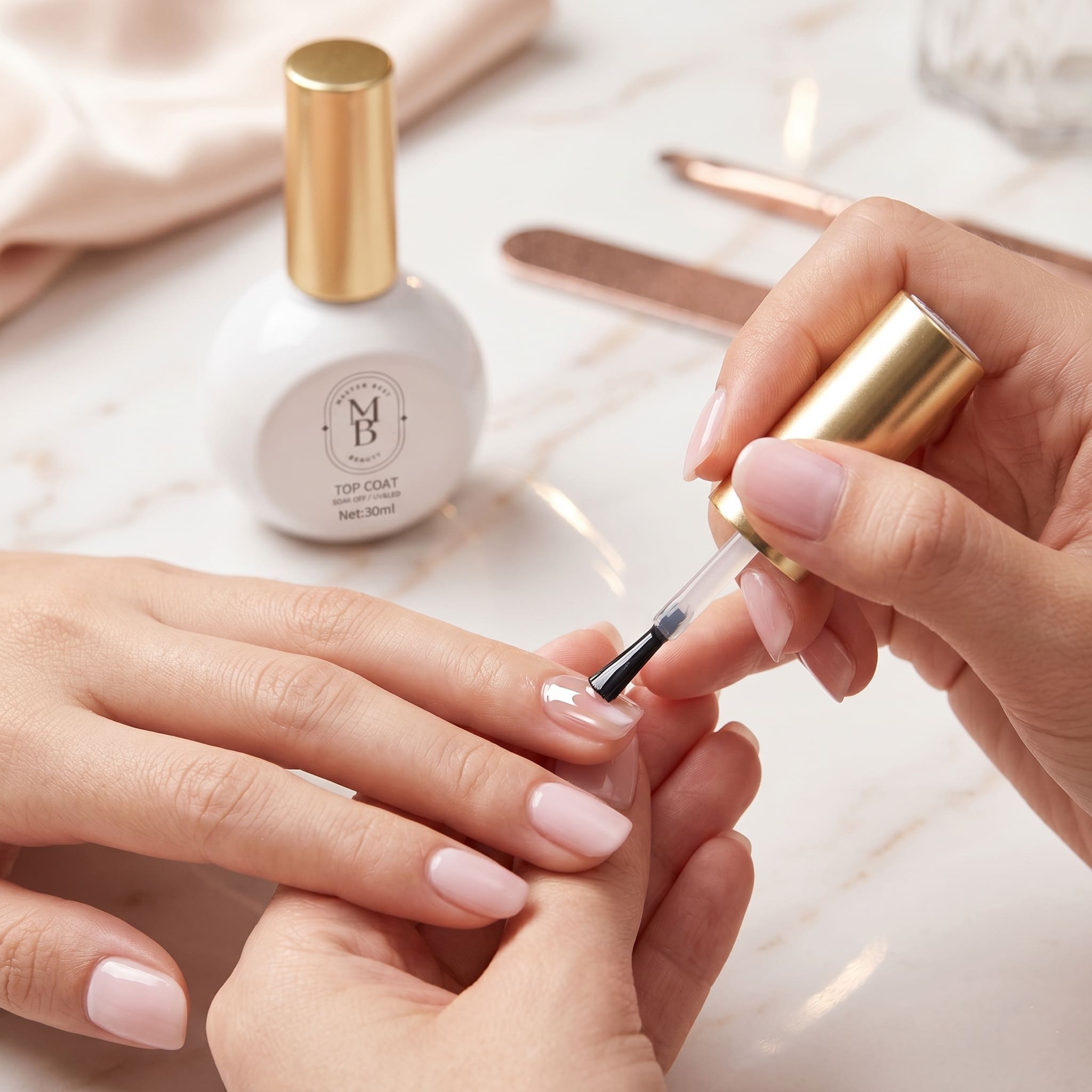 Masterbest top coat 30ml uygulama